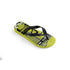 Ciabatte infradito gialle e nere con stampa fantasia Havaianas Athletics, Brand, SKU p432000094, Immagine 0